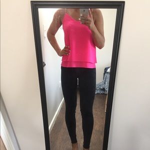 Hot pink tank top
